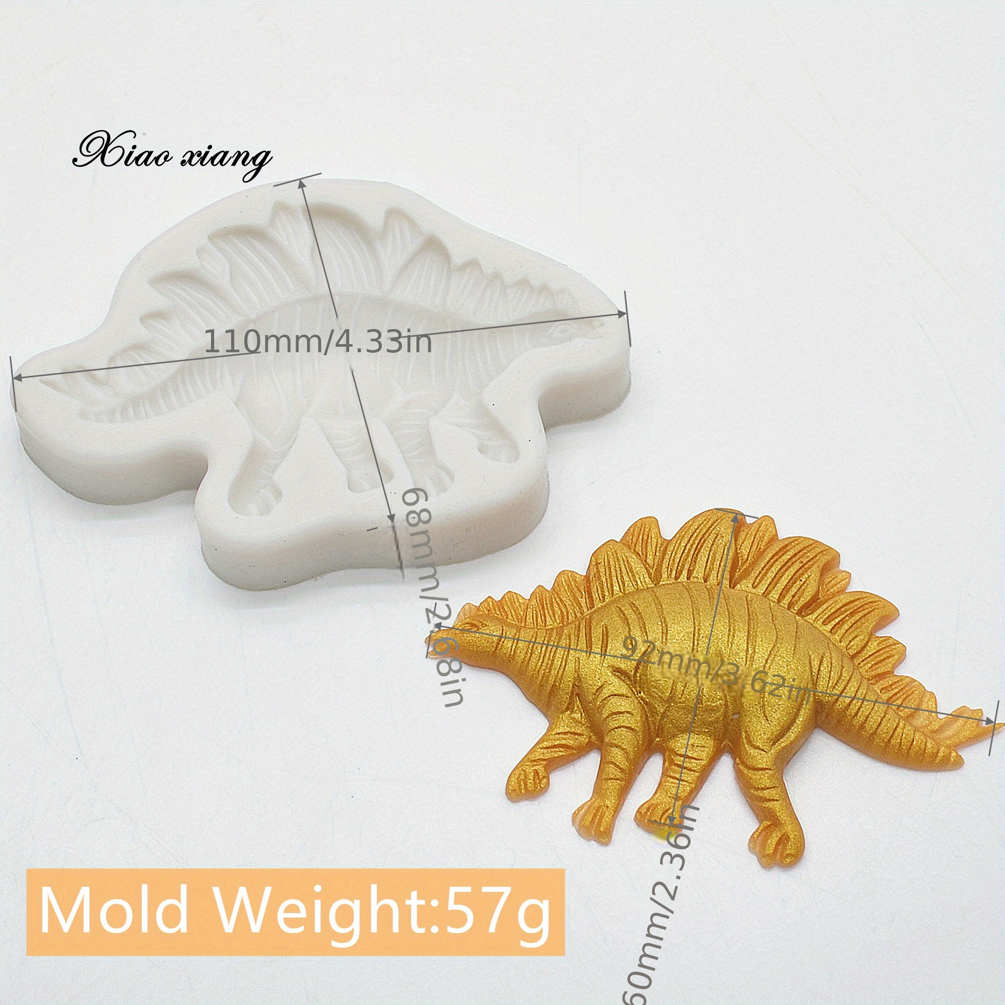 Dinosaur Silicone Chocolate Mold DIY Cartoon Animals Candy Fondant