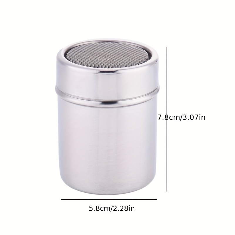 Stainless Chocolate Shaker Cocoa Flour Sugar Powder Coffee Sifter Cappuccino  Coffee Stencils kitchen Accessories Barista Tools