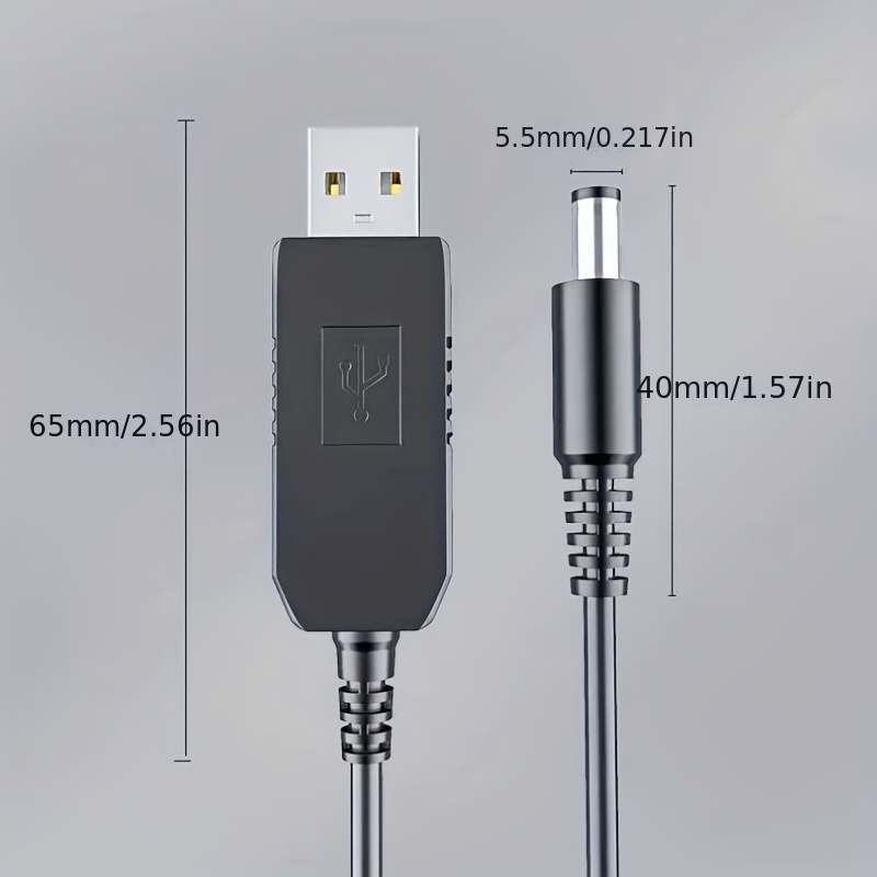 USB 5V zu DC 5v 9v 12v 12,6 V 8,4 v usb mini 5pin typ c MÄNNLICHEN