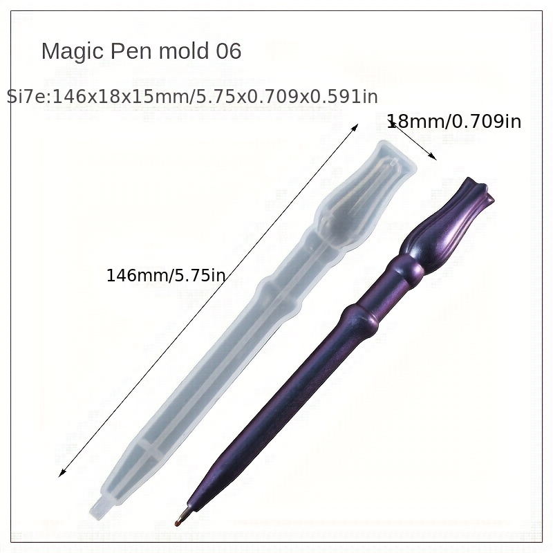 Ballpoint Pen Silicone Mold, Make Your Own Ball Pen, Resin Art Suppl, MiniatureSweet, Kawaii Resin Crafts, Decoden Cabochons Supplies