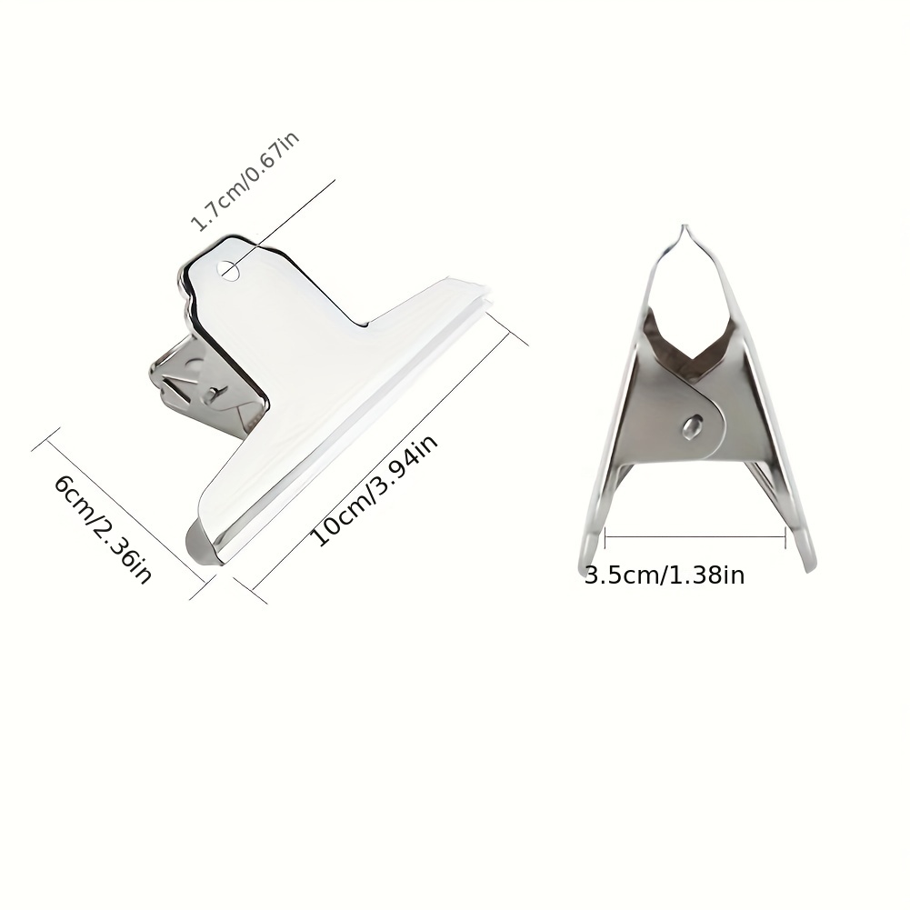 Metal Color Hollow Out Paper Clips, Foldback Brace, Binder Clip