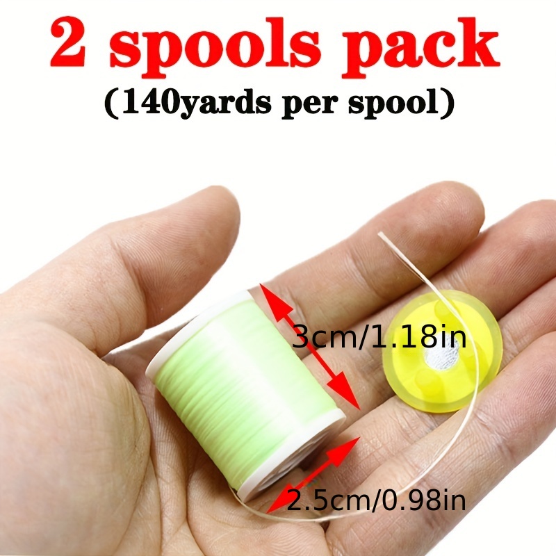 2 Spools 300d Glow Floss Fly Tying Thread - Temu