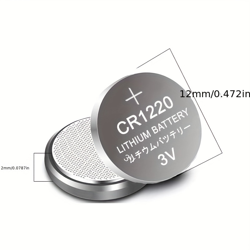Cr1220 Car Key Light Electronics Device 3v Button - Temu