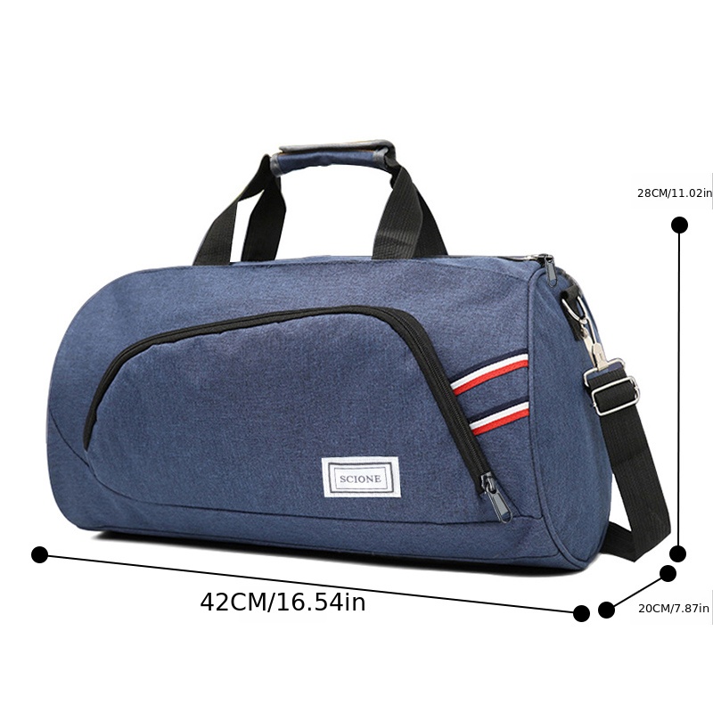 Scione Mens Canvas Laptop Bag, Shoulder Travel Bag (Large)