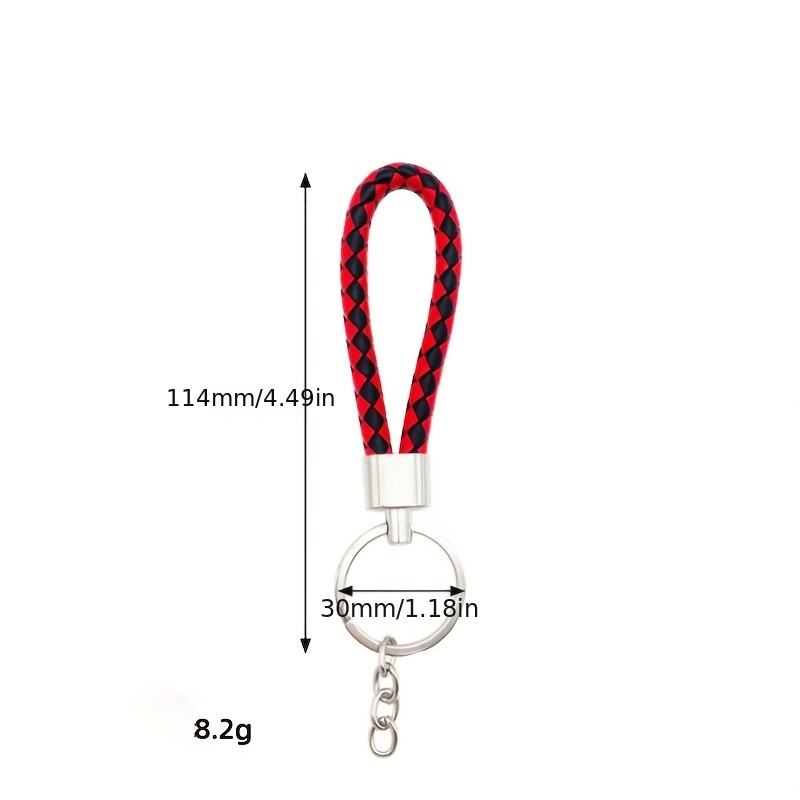 Car Key Cover Pendant Accessories Leather Rope Key Chain Metal Buckle Key  Ring Cherry Rope Female - Temu Belgium
