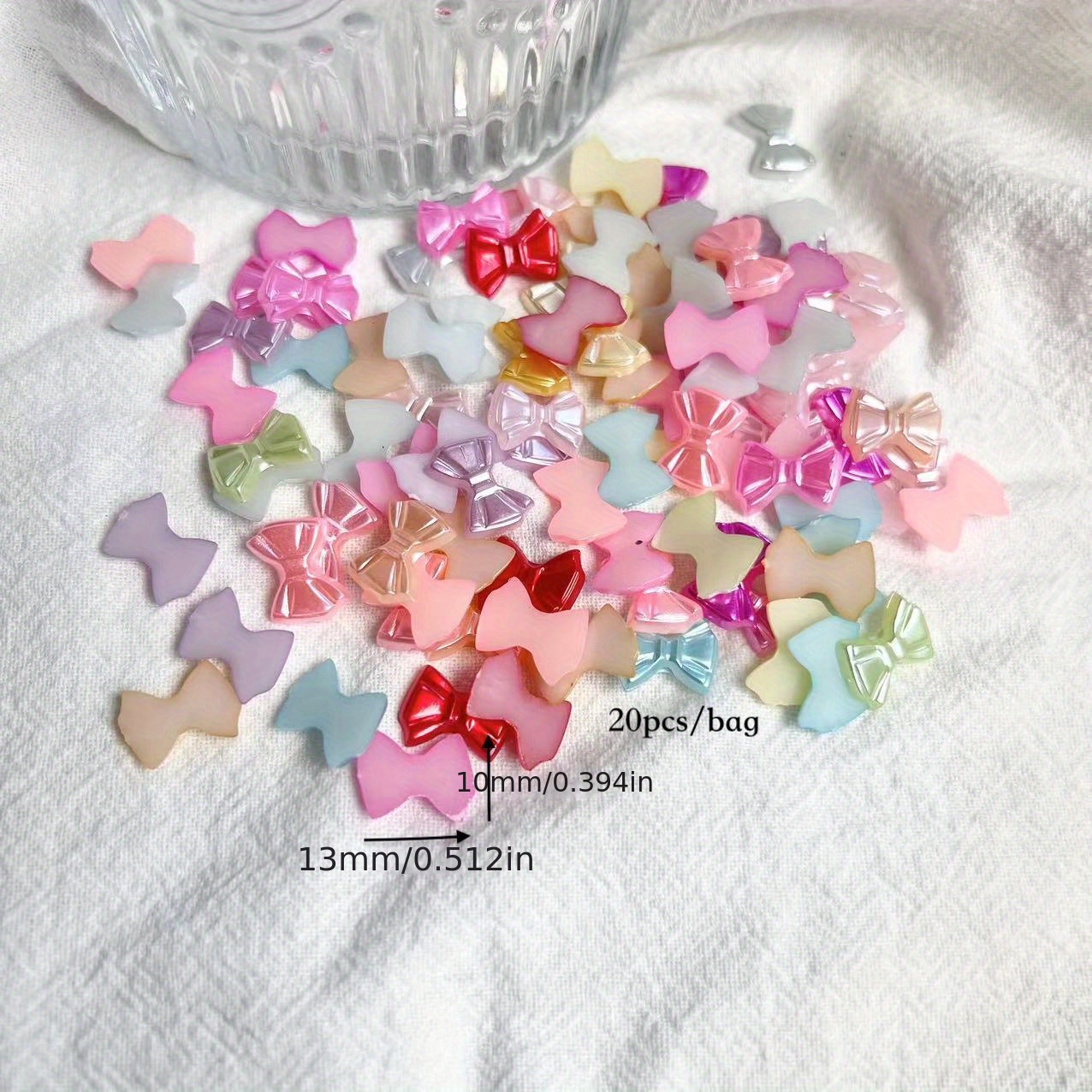 20 Pcs Resin Charms for Jewelry Making Resin Charms for Hair Bows