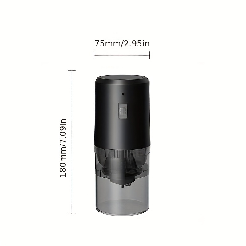 Portable Electric Coffee Grinder 13W 200ml USB Rechargeable