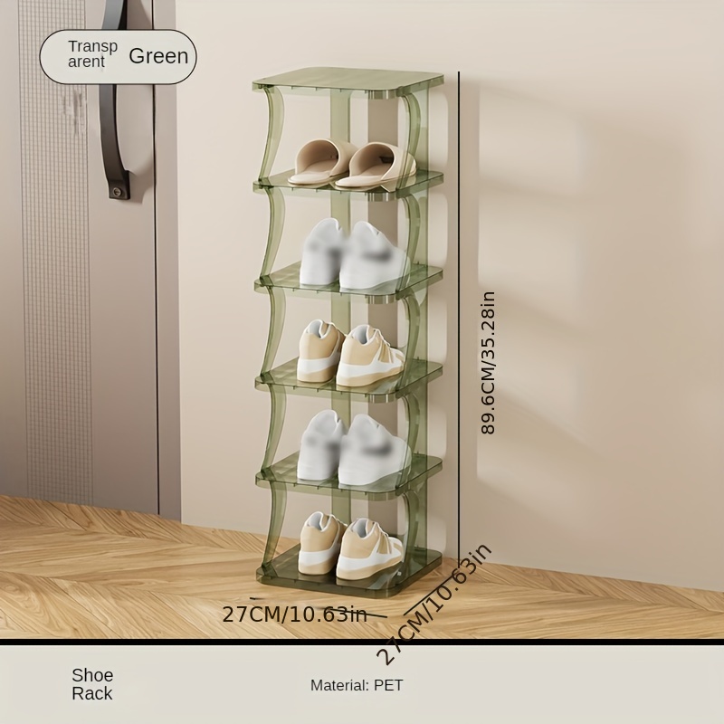 Multi-layer Shoe Storage Rack With Cover, Dustproof Household Shoe Shelf  For Entryway, Large Capacity Shoes Rack, Easy To Assemble, Dormitory Storage  Essential - Temu