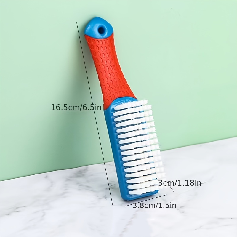 1pc Green Soft-bristle Household Cleaning Brush With Refillable