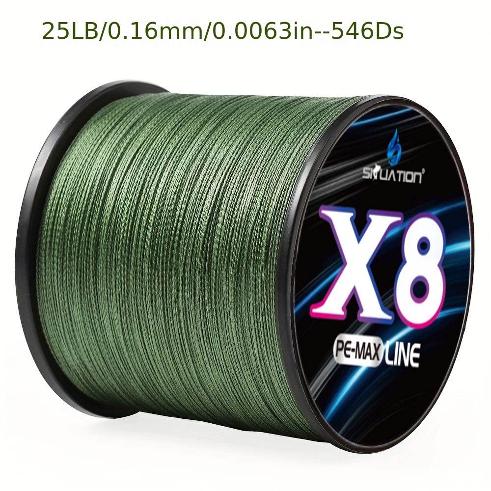 8 Braid Fishing Line /546yd Pe Line 8 Strands Multi filament