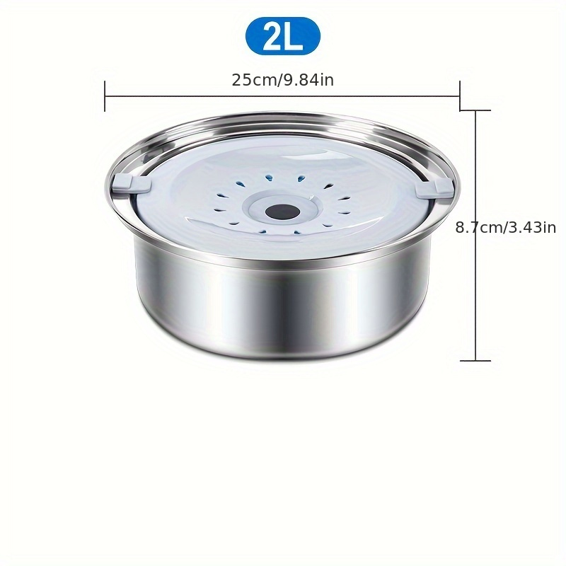 Large stainless steel dog water dispenser sale