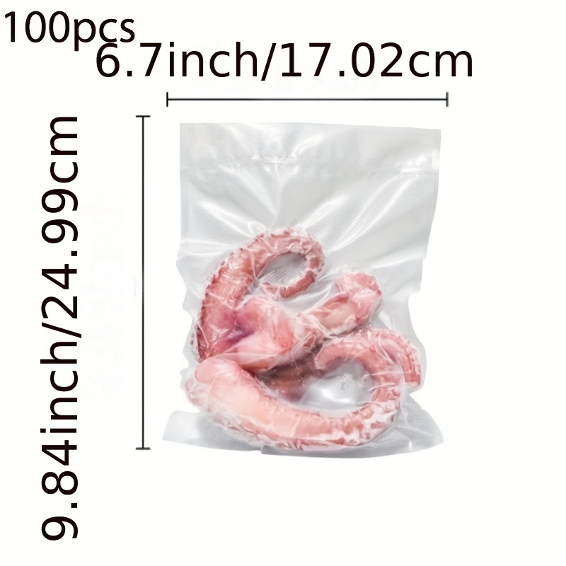 Vacuum Sealer Bags Pa+pe Size For Food Saver Seal A Meal Vac - Temu