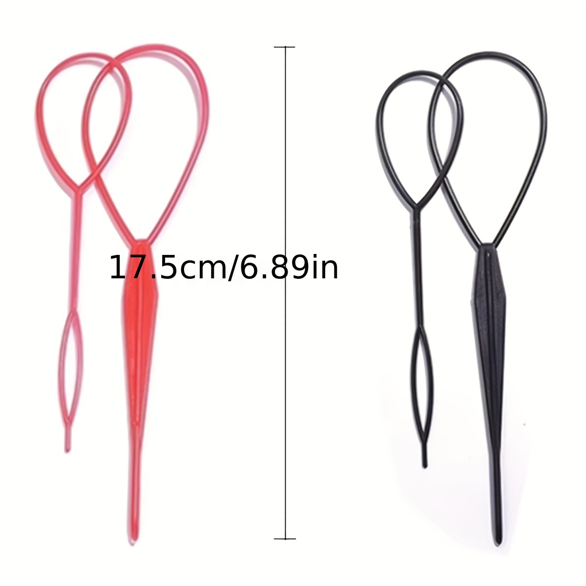 Tail Hair Loop Tool, Hair Braid For Ponytail Tail Hair Braiding Tool Tail  Braid Loop Tool Tail Styling Maker,2pcs