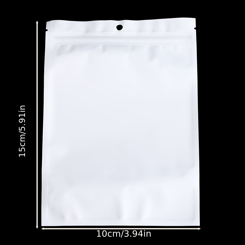 30/50/100pcs White Jewelry Bags for Display Storage