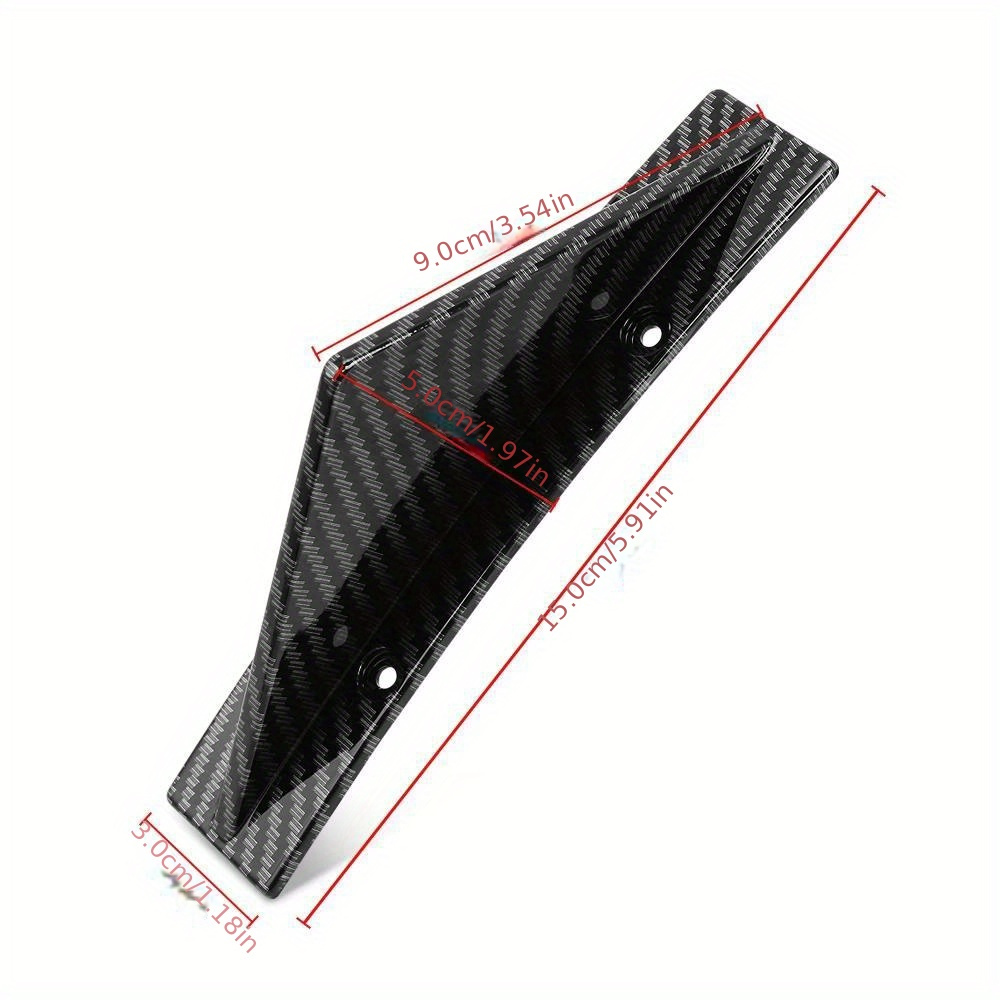 Diffusore Per Labbro Del Paraurti Posteriore Modificato Per Auto Modello  Universale In Fibra Di Carbonio Spoiler Anti-collisione