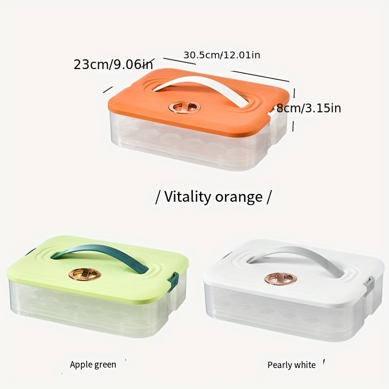 Portable Egg Storage Crisper Keep Eggs Fresh and Safe