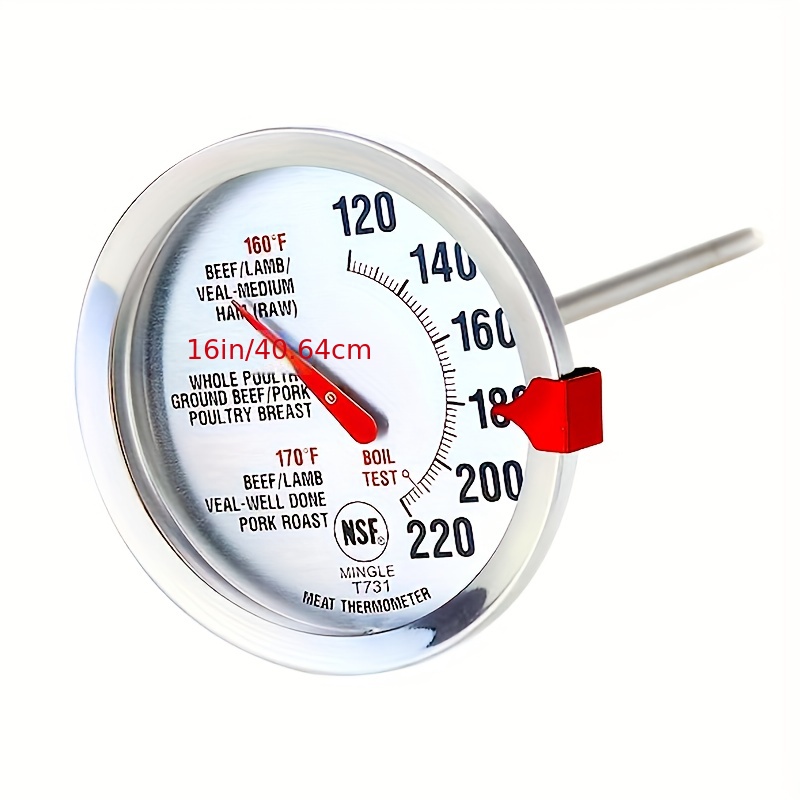 Meat Thermometer - Meat Roasting Thermometer in Stainless Steel