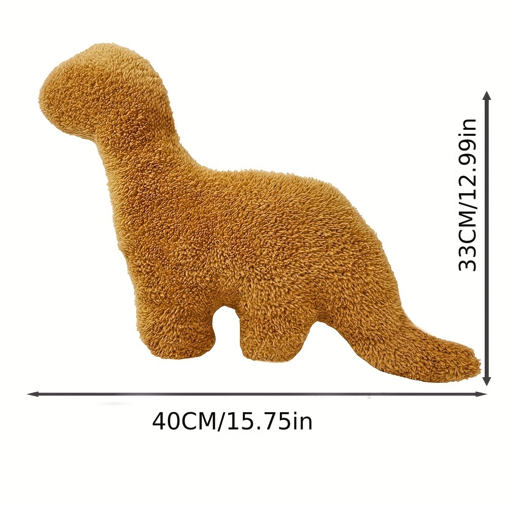 Oreiller Dino Nugget, Décor Dino Nugget mignon, Peluche d'oreiller de pépite  de poulet pour les décorations d'anniversaire de Pâques, Cadeau pour les  enfants