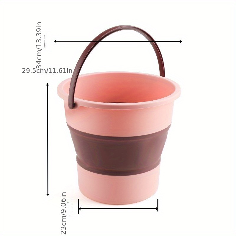 Portable Foldable Bucket Collapsible Fishing Retractable Basin Camping Car  Wash Bucket Home Ceaning Bucket Outdoor Storage Tool