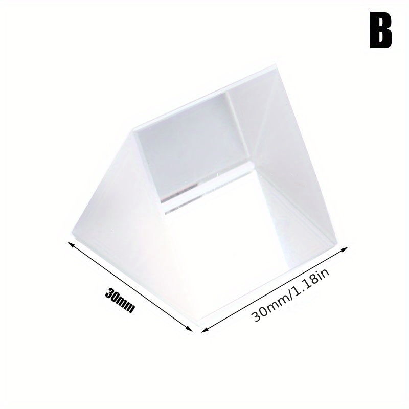 Photographic Experiment With Light Using A Triangular Prism To Create Effect