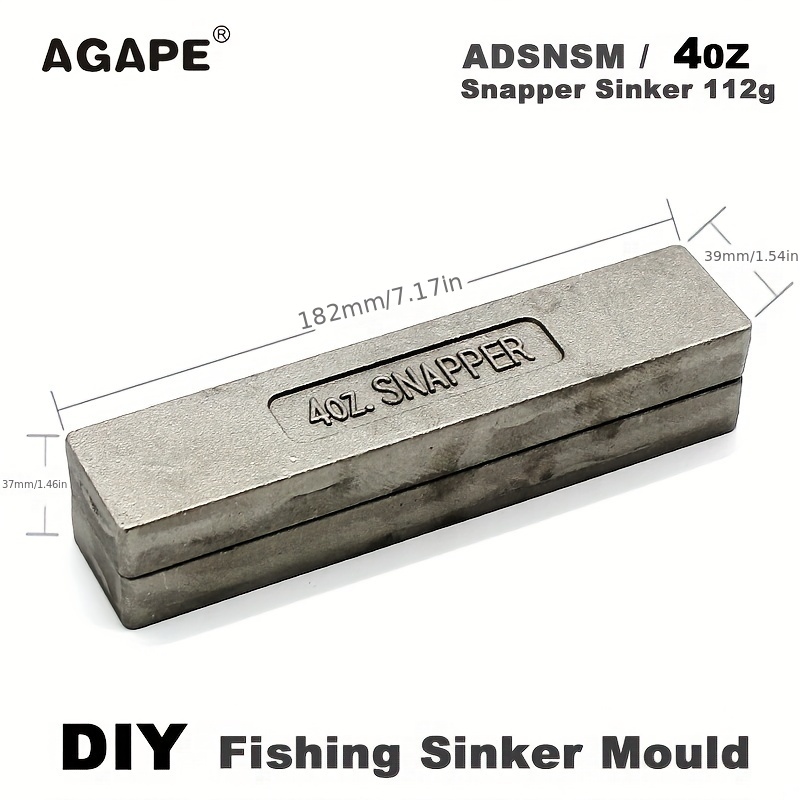 Diy Carp Fishing Snapper Sinker Mould Adsns Snapper Sinker 2 - Temu