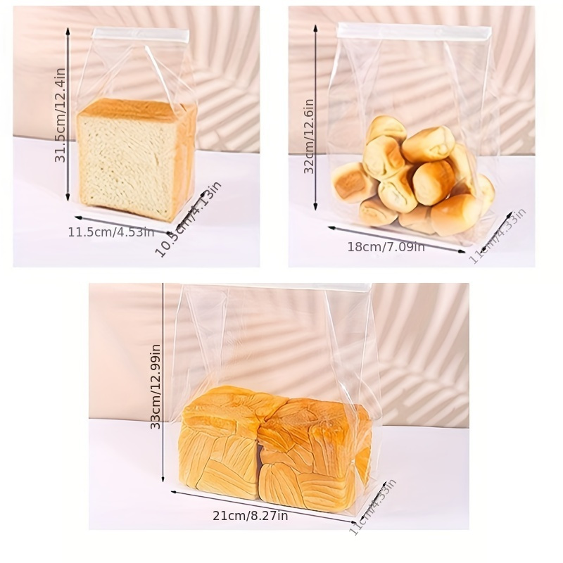 Transparent Toast Bread Bag With Thick Toast Packaging - Temu