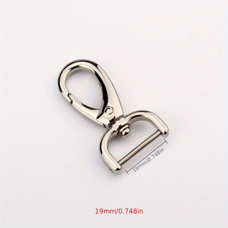 Detachable Bag Swivel, Revolve, Spin Hooks, Heavy Duty Metal Keychain Clip, Bag Purse DIY Accessories,Temu