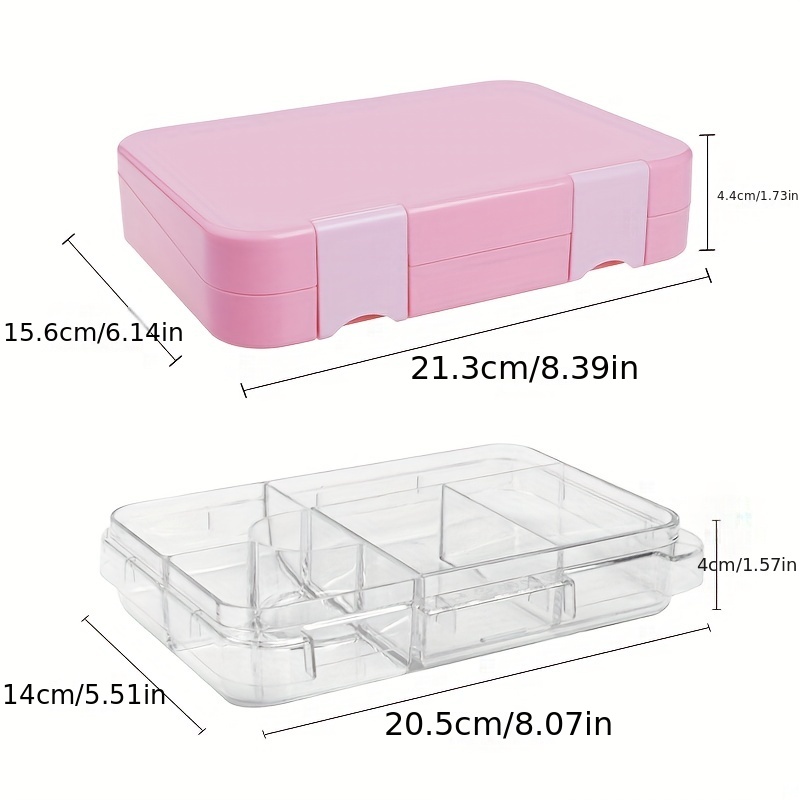 Caperci Stackable Bento Box Adult Lunch Box - 3 Layers All-in-One Lunch