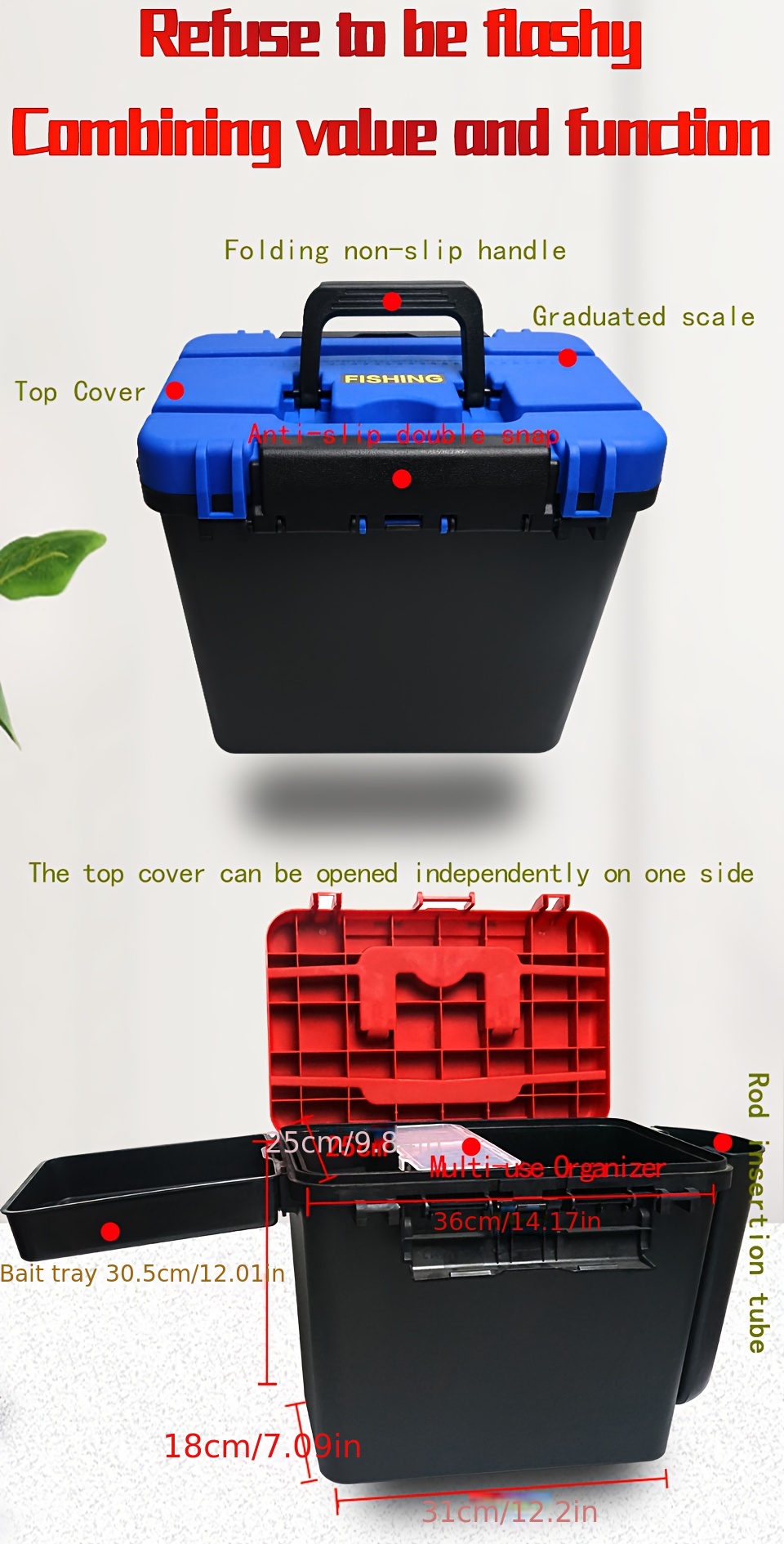 Merchandise.Ph Plastic Organizer Box 29X23 Portable plastic tool box Screw  storage box