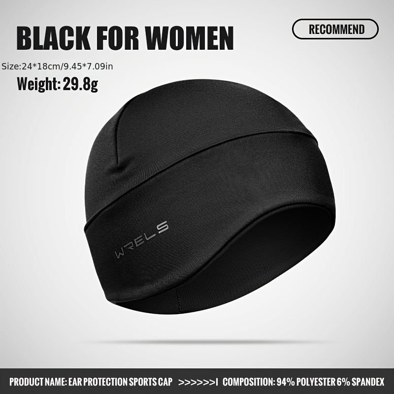 TEMU 1 pieza WRELS Gorro Térmico de Invierno Bala para Montañismo - Gorro a Prueba de Viento con Orejas, Gorro Lavable a Máquina para Frío, para