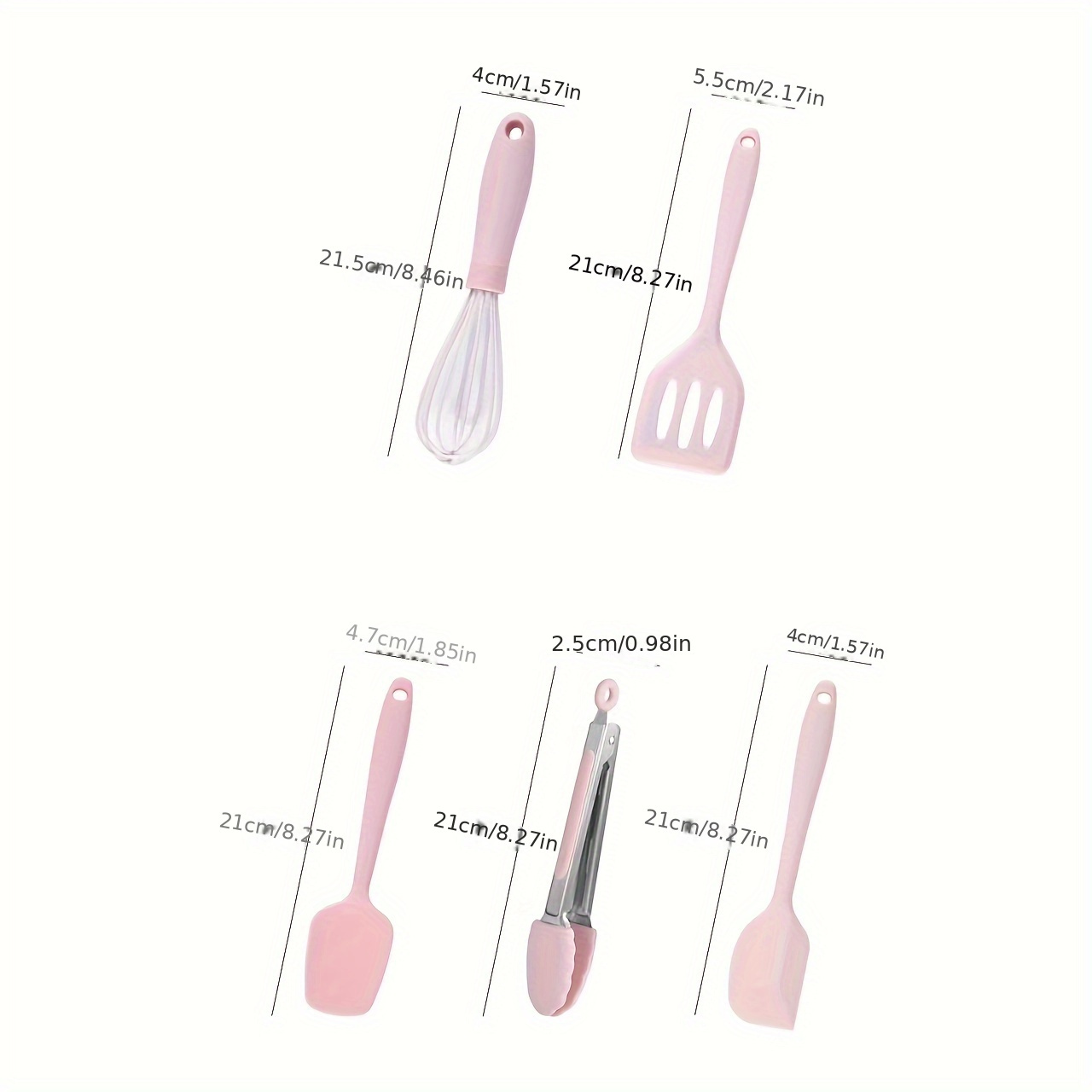 Silicone Mini Kitchenware Set, High Temperature Resistant Non-stick Spatula  Spoon Scraper Food Tong Whisk, Household Cooking Utensils, Kitchen Items,  Kitchen Stuff, Kitchen Supplies - Temu