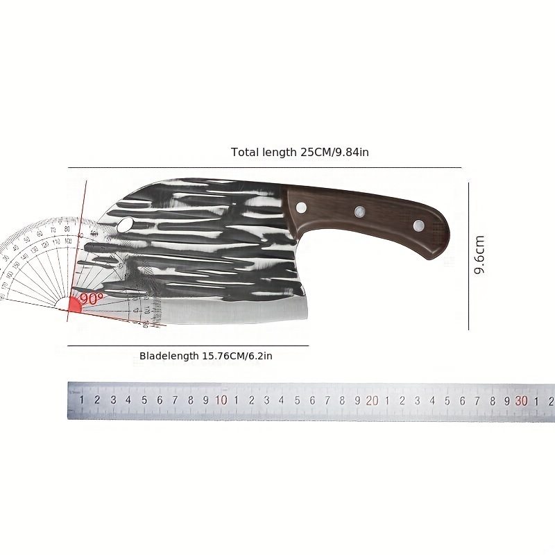Chef Knife, Kitchen Knife, High Carbon Stainless Steel, Sharp Edge, Not  Easy Adhesion, Corrosion Resistance, Sharp And Durable, Suitable For Full  Range Of Food Preparation - Temu