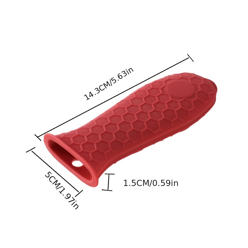 Premium Silicone Handle For Cast Iron Skillet Rubber - Temu