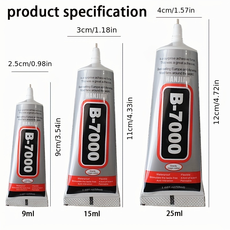 B 7000 Universal Super Glue 15ml Pegamento Transparente - Temu