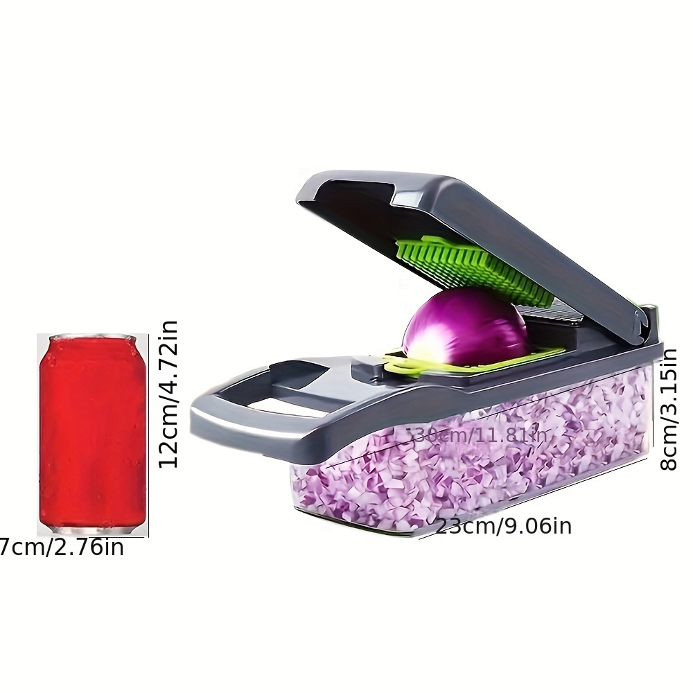 Kitchen Multi-function Vegetable Chopper Purple Household