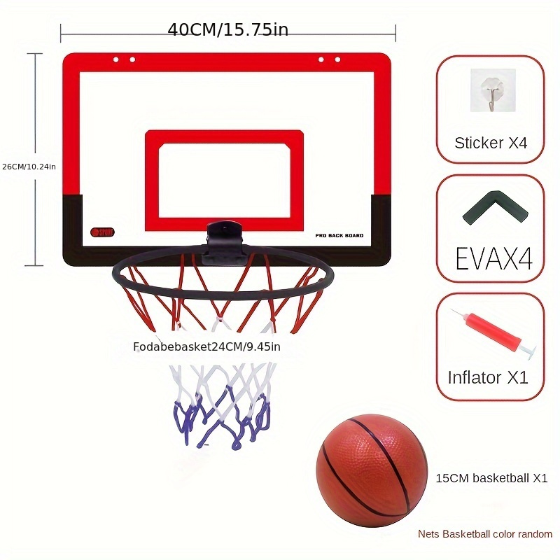 Ensemble De Panier De Basket ball Monté Sur Porte - Temu Canada