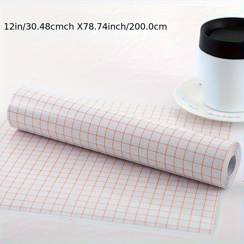 Image of 1/ 2m Transfer Tape For Vinyl Clear Transfer Paper Tape For Vinyl Alignment Grid Application Tape For Vinyl Great For Decals, Signs, Windows And Stickers