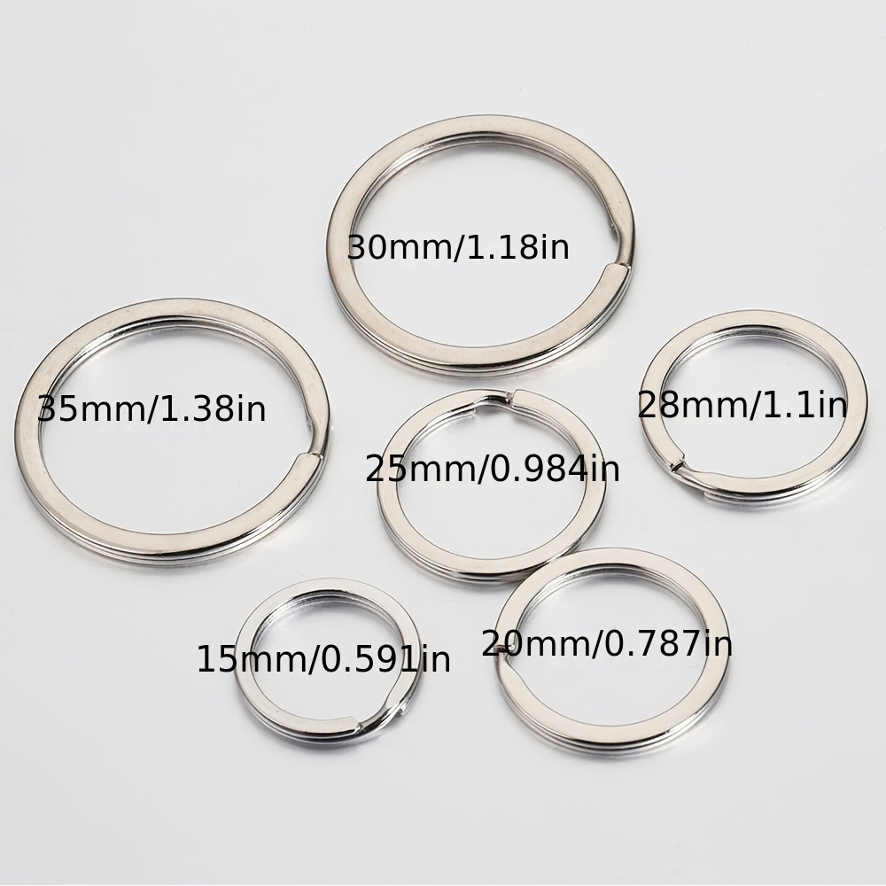 Factory Supply Cheap Price 20mm Metal Split Key Ring for Key Chain