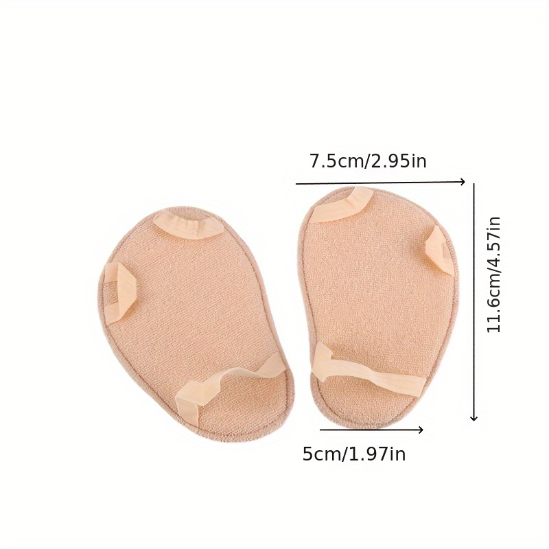 E-shop 2 Paar Damen Unsichtbare Vorfußpolster – Schmerzlindernd, Rutschfeste High-Heel-Einlagen mit Handtuchboden, Strümpfe & Strumpfhosen