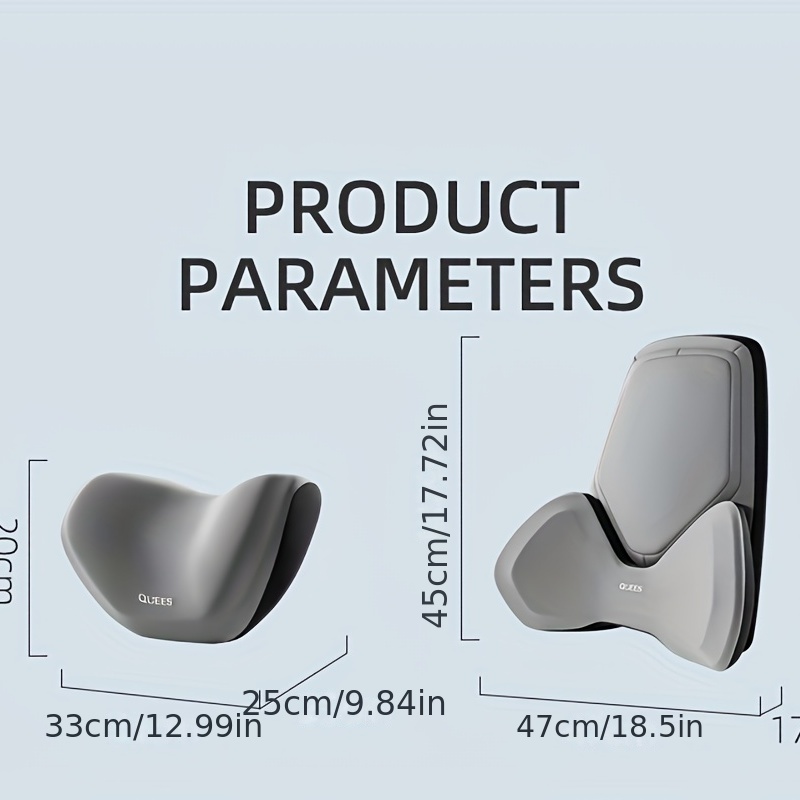 Joe's Auto Kopfstütze Lendenwirbelsäule Korrektur Sitzhaltung  Lendenwirbelsäule Abnehmbar Dual-Use Verbreiterung Fahren/Büro Sitzende  nicht müde Halsw