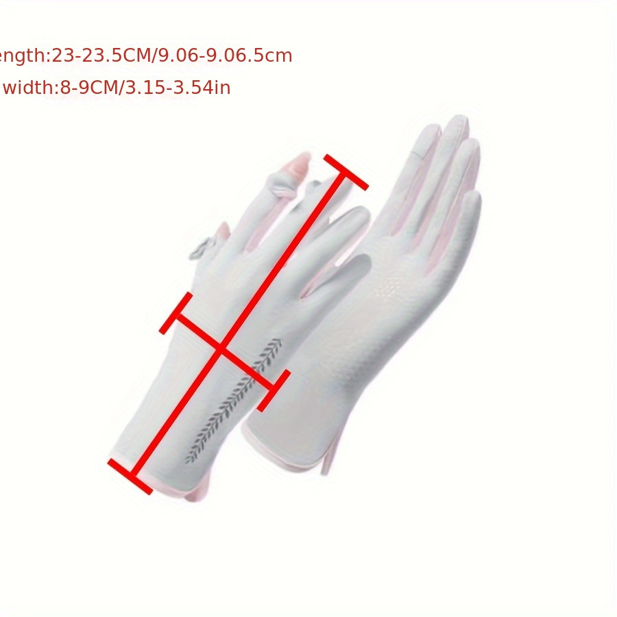 Summer Sun Gloves Women's Thin Uv Protection Non slip Gloves - Temu