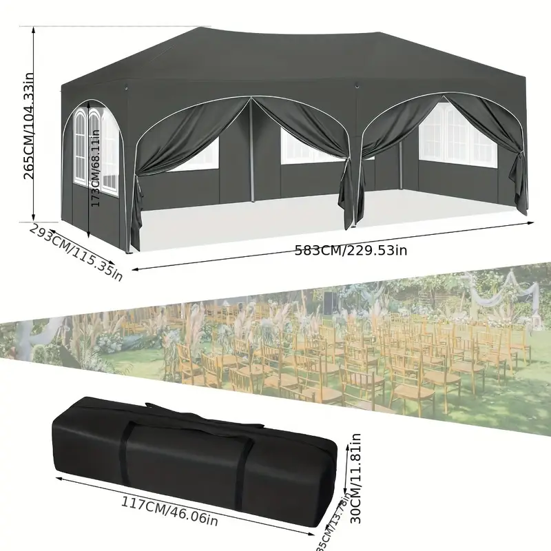 Produktbild von TOOLPORT Faltzelt Partyzelt 3x3m - Ohne Seitenteile Premium