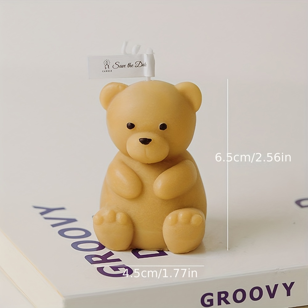 Cute Handmade Sitting Bear Candle Ornament Aromatherapy - Temu