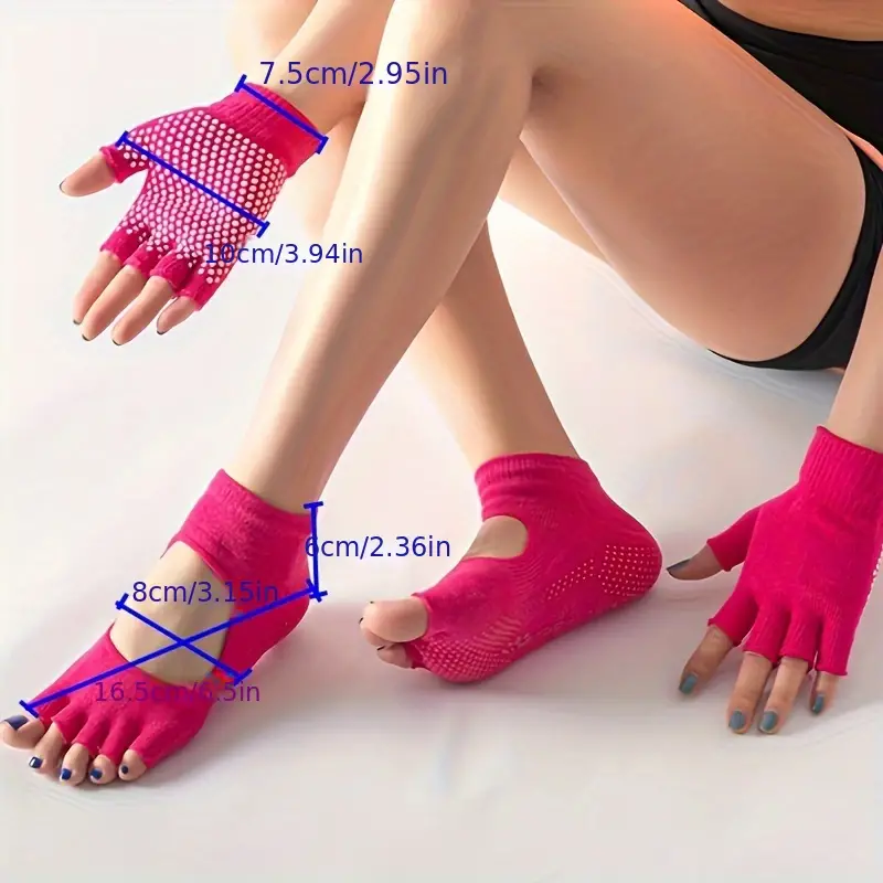 Split Toe Grip Socks Open Toe Non slip Breathable Backless - Temu Canada