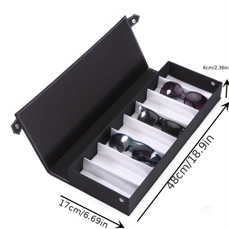 Dustproof Glasses Storage Box Sunglasses Display Stand