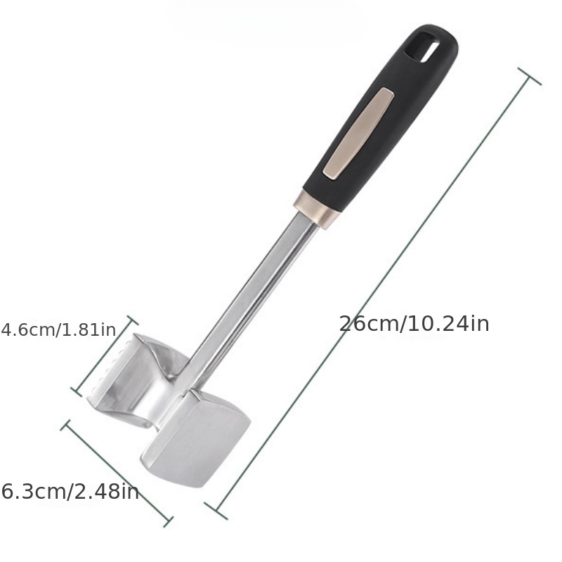 Large Double Sided Meat Tenderizer Mallet Tool with A Non Stick