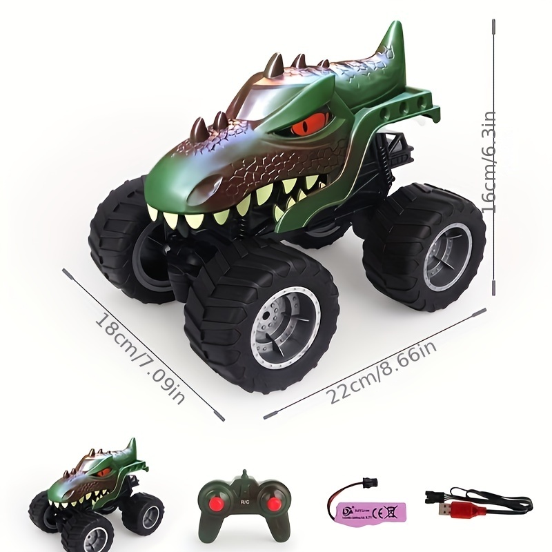  Toy Life - Camión de dinosaurio con 6 autos de