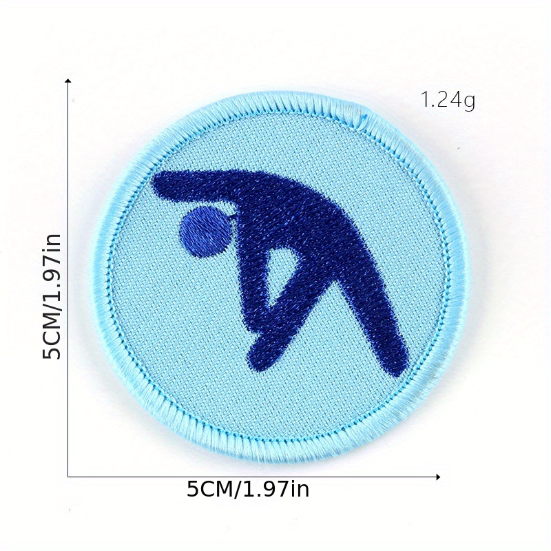 15pcs/set Fun and Colorful Cartoon Badges for Boys' Scout Uniform - Easy to Sew or Iron On Embroidered Patches details 4