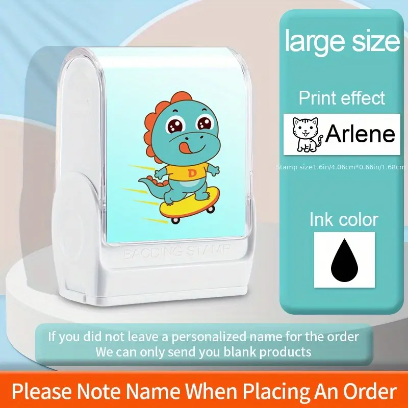 Customized Name Stamp For Kids Waterproof Name Chop For - Temu Poland