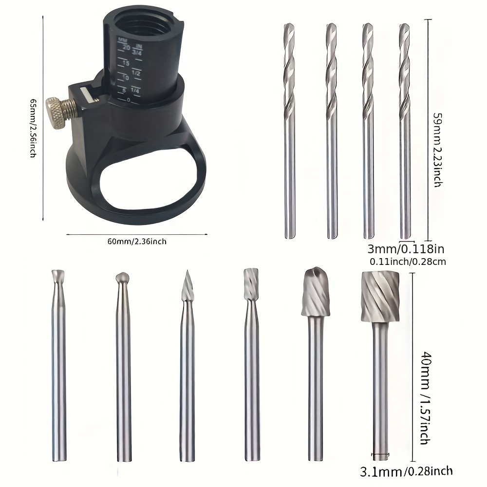 VONROC Set d'accessoires multi-outils rotatifs - 100 pièces - Universel
